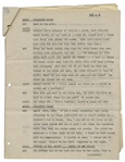 Moe Howard's 11p. Script From August 1953 for a ''Three Stooges Night Club Sketch'' Entitled ''Drag Out the Net'' -- For a Las Vegas Performance, With a Note to ''LOCALIZE'' -- Near Fine Condition